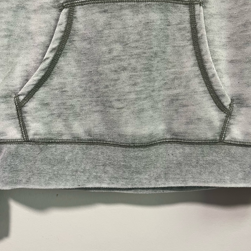 Hurley Grey Deep V-Neck Hoodie Sweatshirt (Size L) - Picture 14 of 15